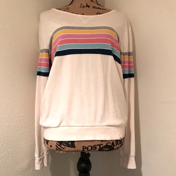 Rip Curl Tops - Rip Curl Rainbow Sweatshirt Women’s Size Medium